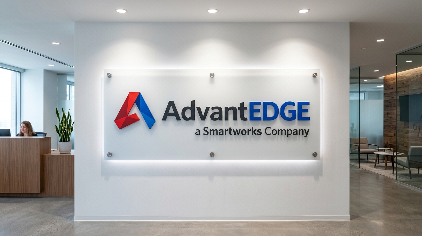 AdvantEDGE Corporate Reception Plaque Signboard
