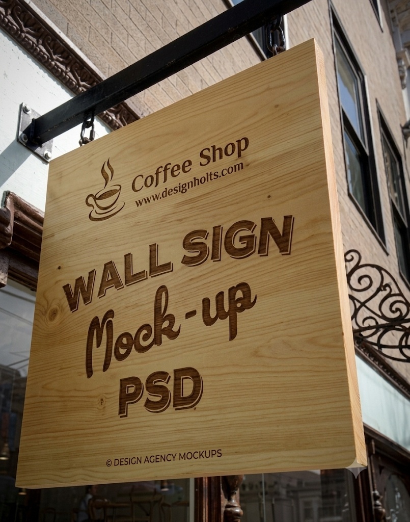 Artisan Coffee Shop Wooden Wall Sign