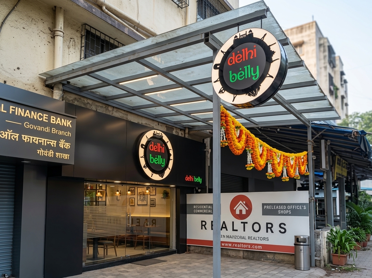 Delhi Belly Circular Blade Sign