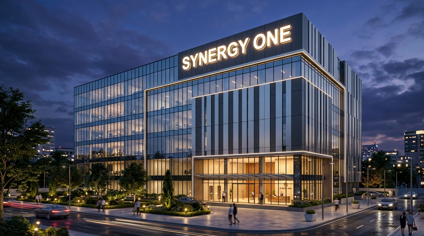 Commercial Building illuminated signage engineered by Sign Glaze Technology