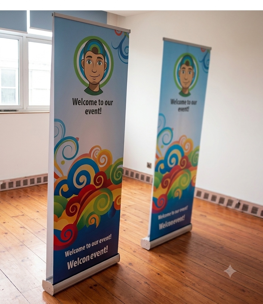 Roll-Up Banner Stands and Portable Exhibition Displays