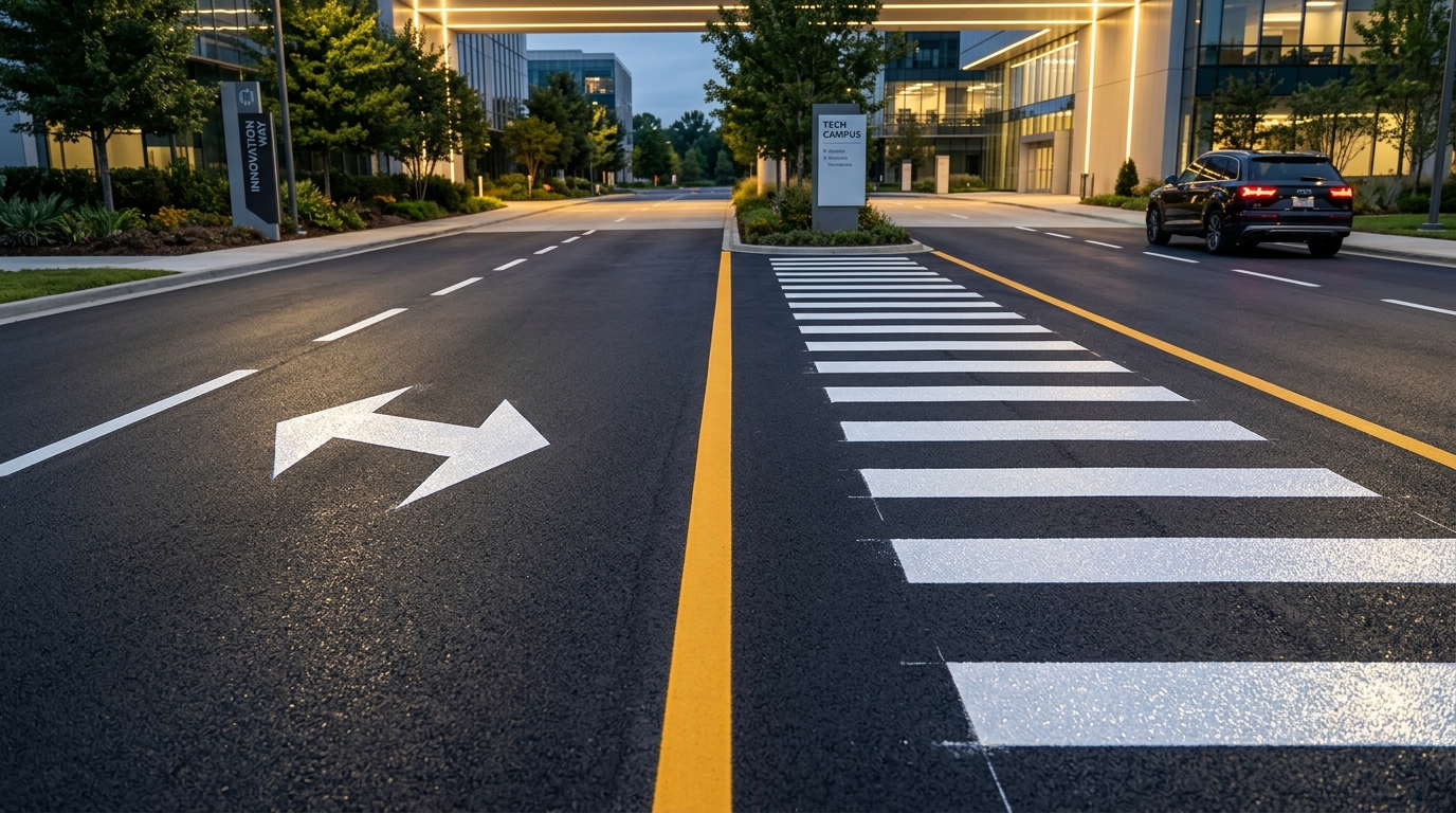 Thermoplastics Road Paints Application