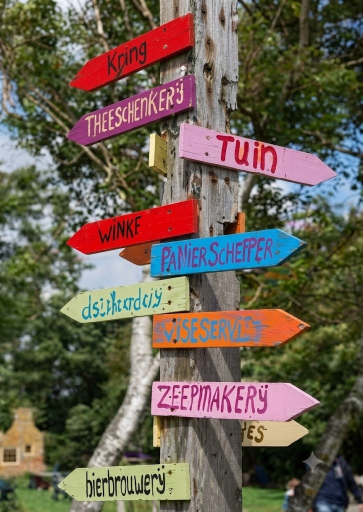 Multi-Directional Wayfinding Signs